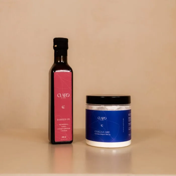 HOLISTYCZNE WSPARCIE SKÓRY (COLLA CARE + BARRIER OIL)